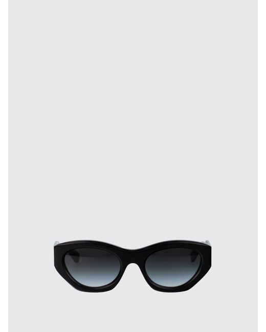 Chloé Black Chlo&Eacute Acetate Cat-Eye Sunglasses With Flared Frame And Amber Lenses