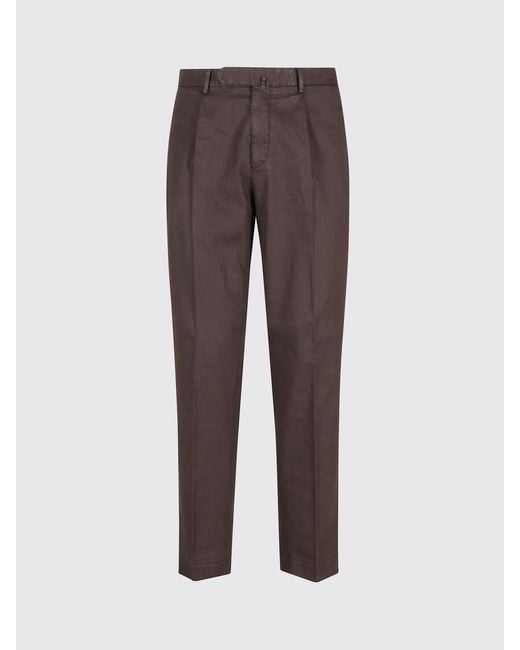 Santaniello Gray Wool And Cashmere Tailored Trousers for men
