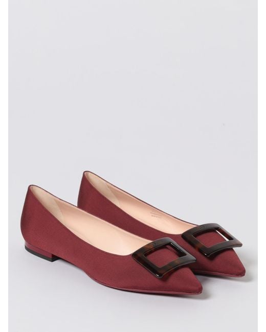 Ballerina Gommettine di Roger Vivier in Red