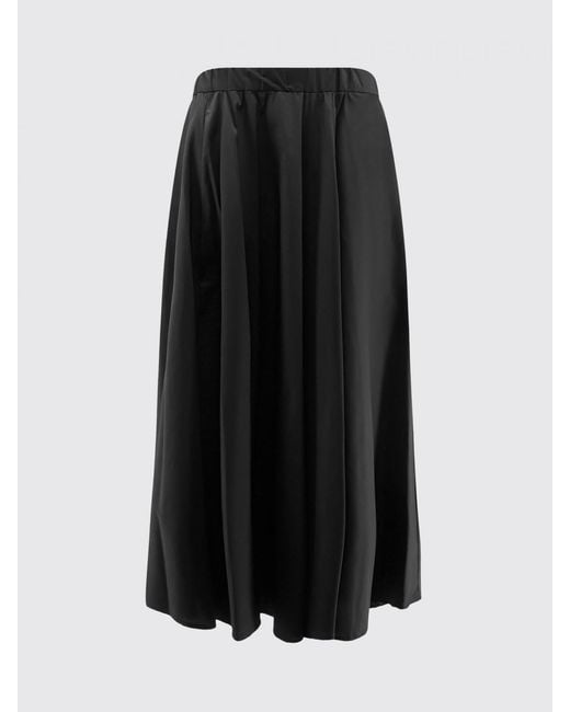 Aspesi Black Cotton Skirt