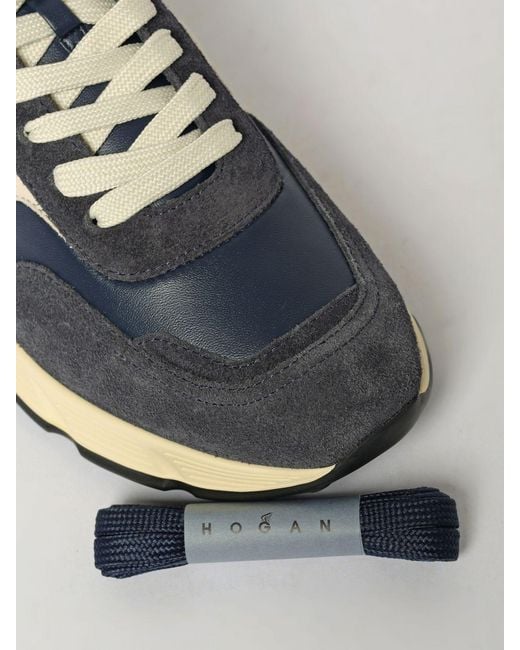 Hogan White Hyperlight Suede Sneakers for men
