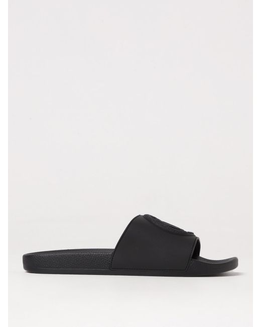 Just Cavalli White Slides Embossed Logo for men