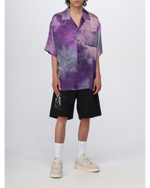 MSGM Hemd Herren in Purple für Herren
