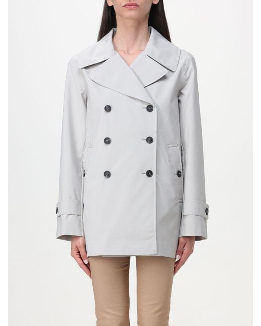 Save The Duck Gray Trench Coat