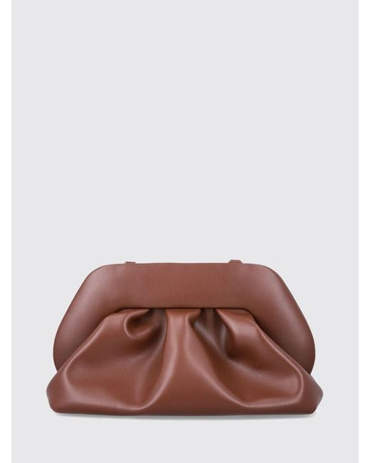 THEMOIRÈ Brown Themoir&Egrave Bios Vegan Leather Clutch