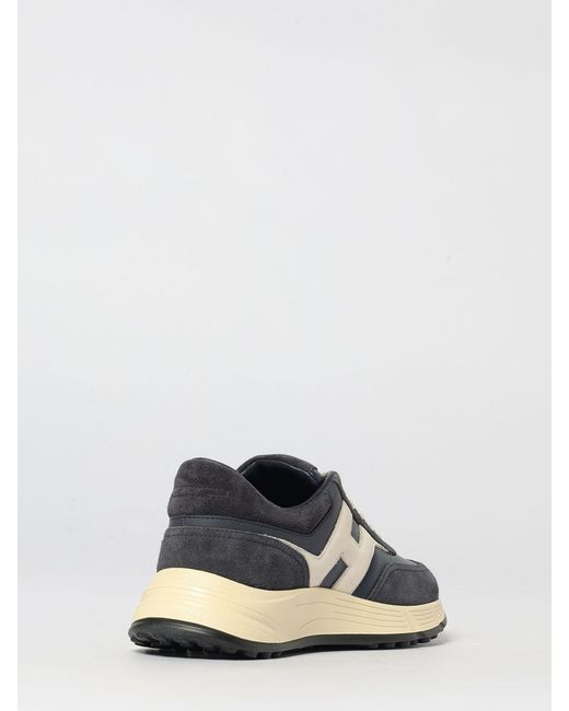Hogan White Hyperlight Suede Sneakers for men