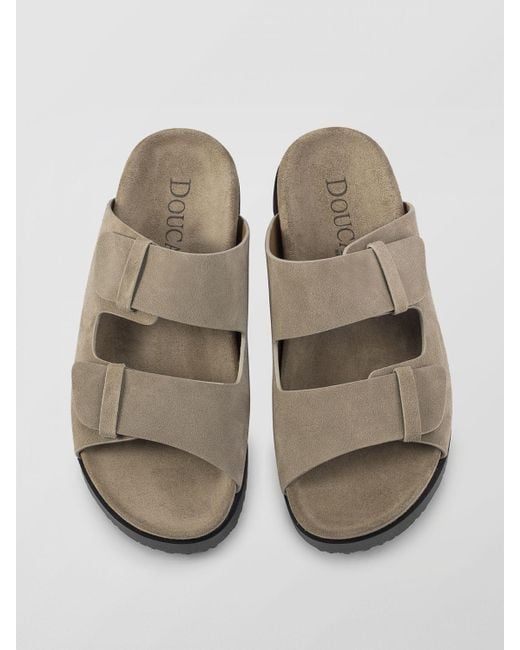 Doucal's Gray Sandals for men