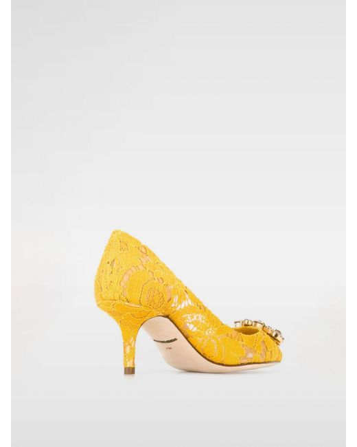 Dolce & Gabbana Yellow Absatzschuhe