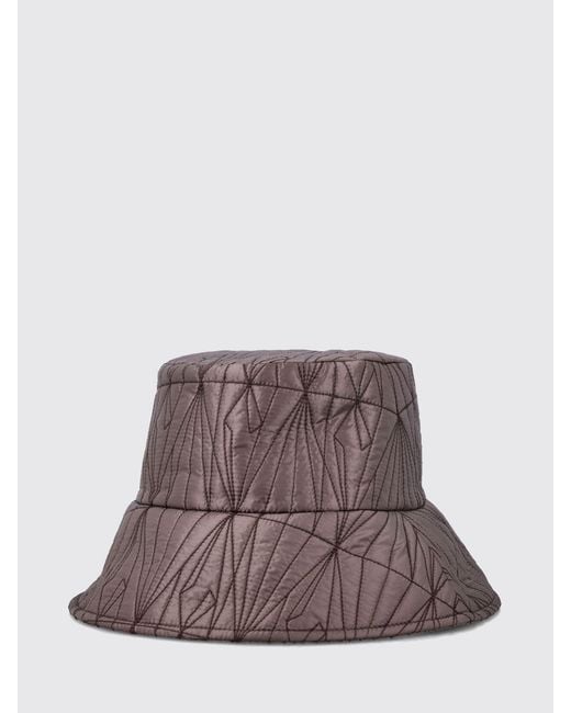 Moncler Brown Quilted Nylon Bucket Hat for men