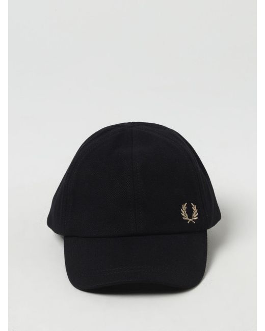 Fred Perry Black Hat for men