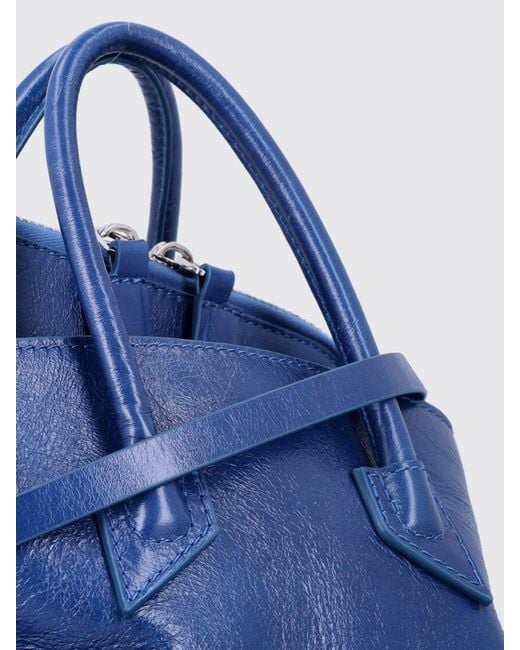 The Attico Blue La Passeggiata Leather Bag