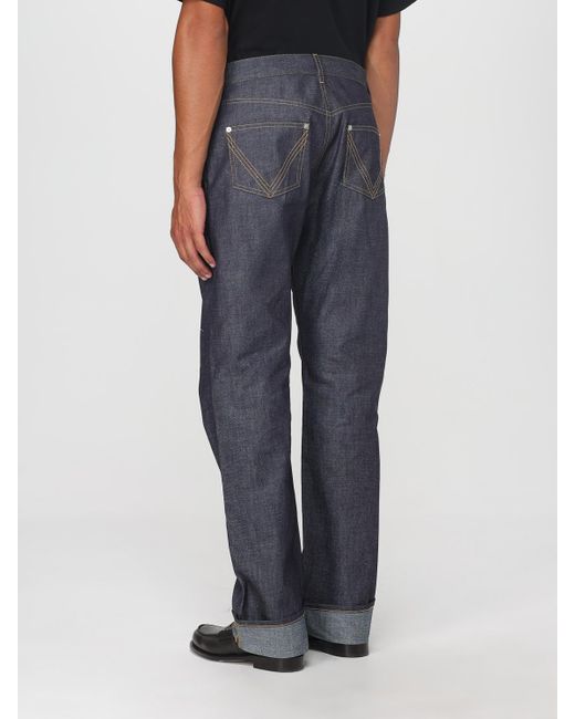 Bottega Veneta Blue Pants for men