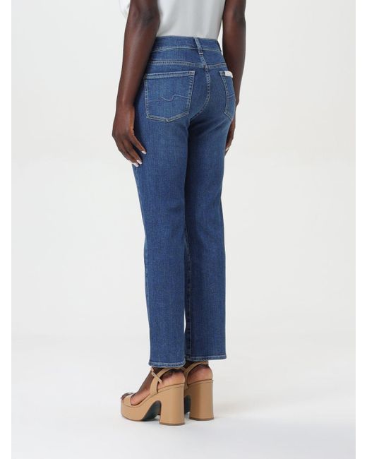 7 For All Mankind Jeans in Blue | Lyst UK