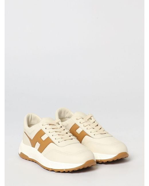 Hogan Natural Hyperlight Leather Sneakers for men