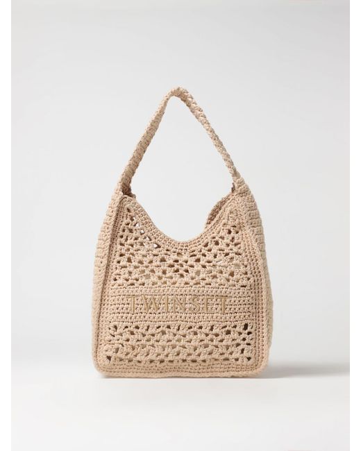 Twinset Natural Shoulder Bag