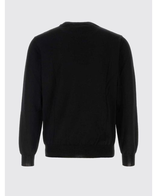 Valentino Black Virgin Wool Sweater for men