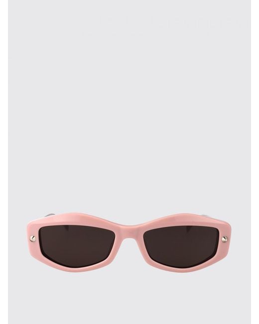 McQueen Pink Sunglasses Am0482S