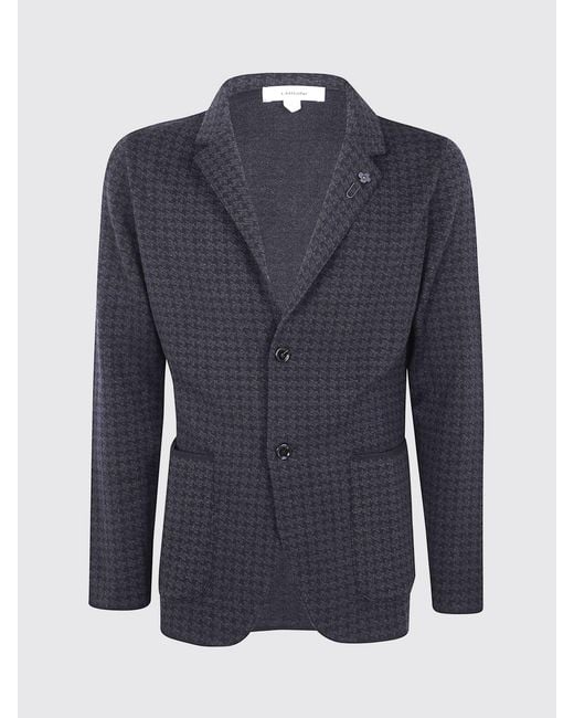 Lardini Blue Jacket for men