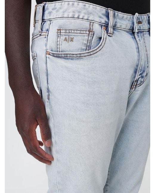 ARMANI EXCHANGE Black Jeans for men