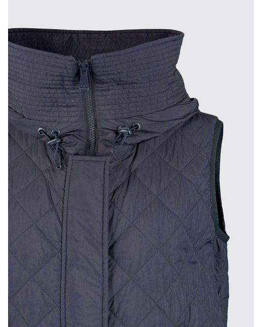 Peuterey Blue Padded Quilted Nylon Vest