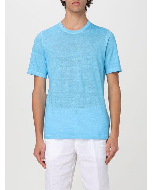 Camiseta 120% Lino de hombre de color Blue