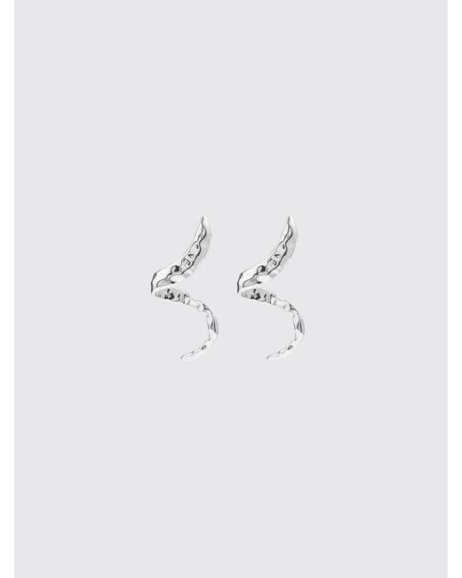 FEDERICA TOSI Metallic Snake Bronze Earrings