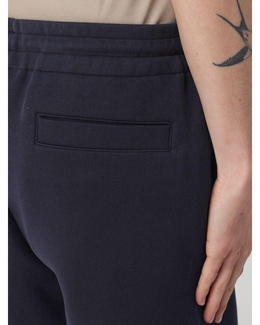 Mackage Blue Cotton Blend Jogging Shorts for men
