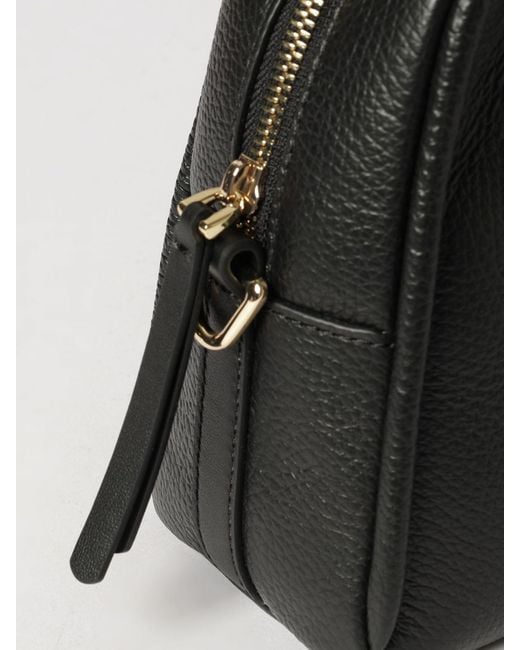 Coccinelle Black Paki Grained Leather Bag