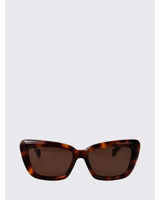 Max Mara Brown Acetate Sunglasses