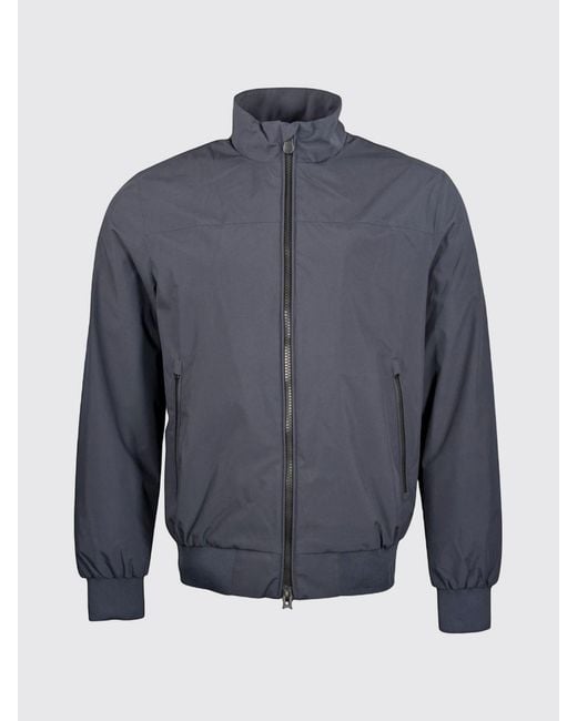 Save The Duck Blue Finlay Polyester Bomber for men