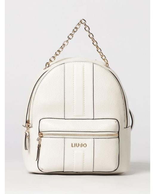 Liu Jo Natural Faux Leather Backpack