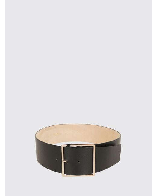 Max Mara Natural Ginnico Leather Belt