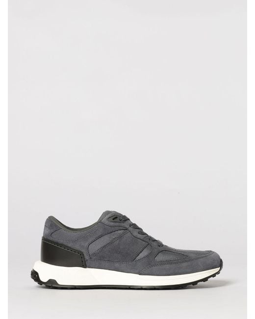 Tod's White Suede And Mesh Sneakers for men