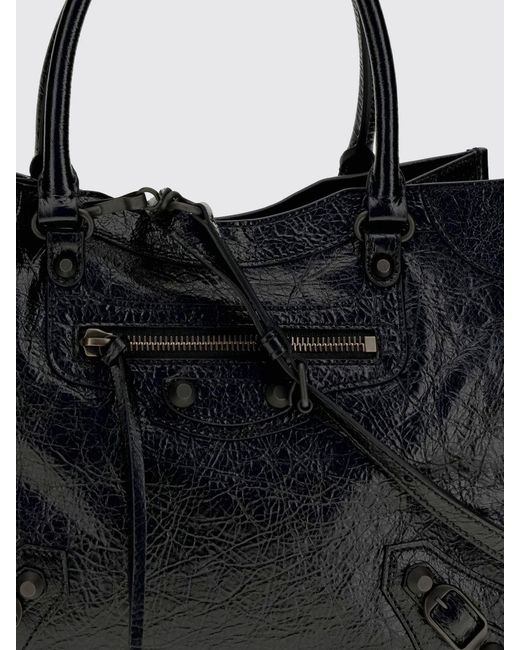 Balenciaga Black Le City Arena Leather Bag