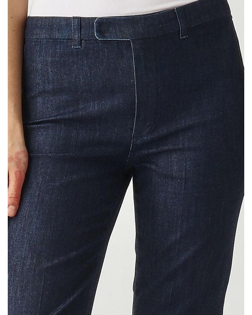 Max Mara Blue Denim Slim Fit Jeans