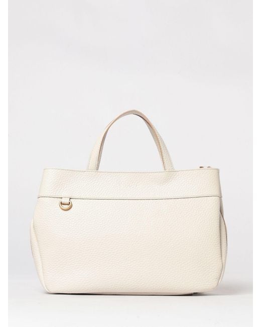 Gianni Chiarini Natural Ottavia Hammered Leather Bag