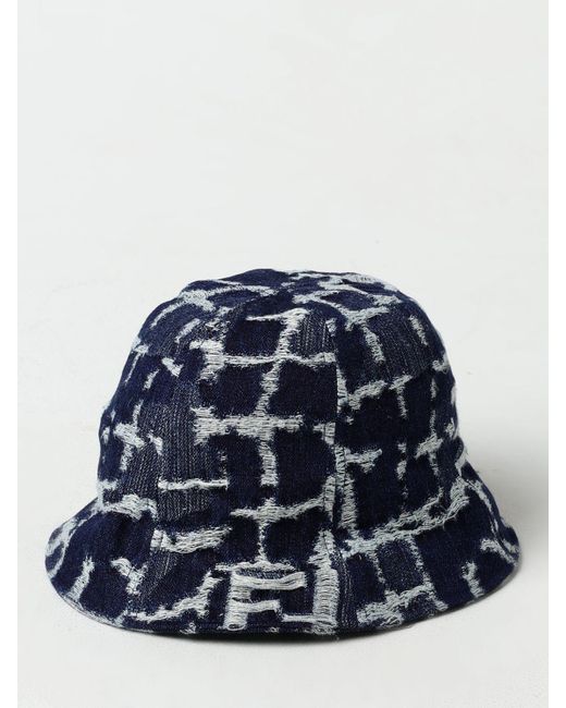Fendi Blue Hat for men