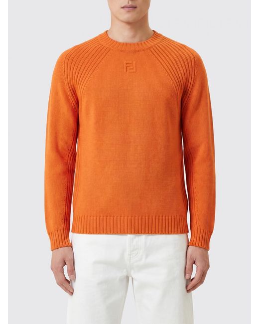 Fendi Orange Sweatshirt for men