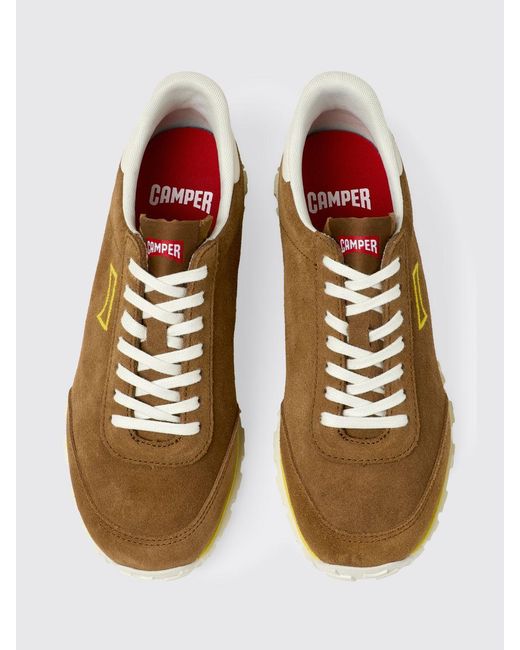 Camper Brown Drift Walk Suede Sneakers