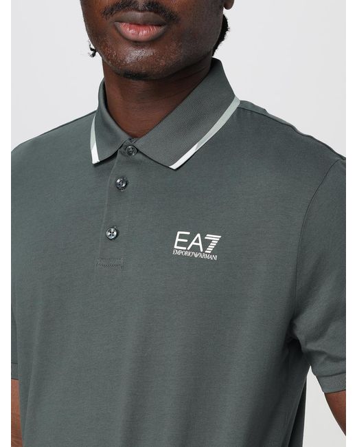 EA7 Blue Polo Shirt for men