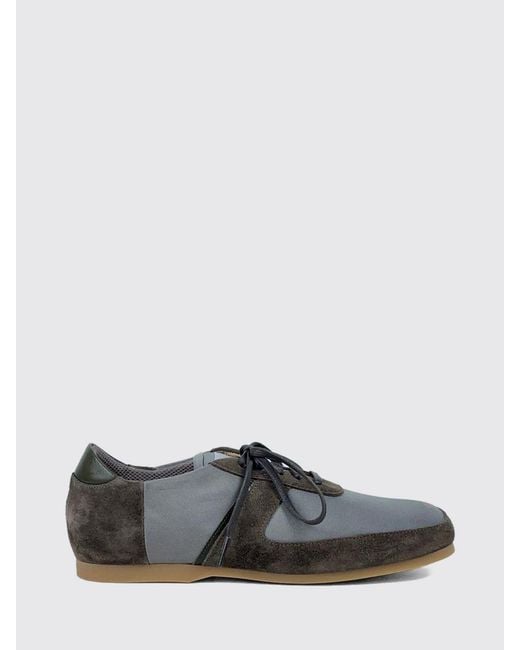 Our Legacy White Vintage-Style Two-Tone Low-Top Trainers for men