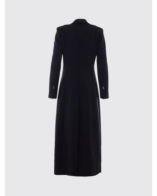 Patrizia Pepe Blue Single-Breasted Coat