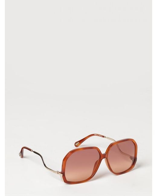 Chloé Pink ChloÉ Cat-Eye Butterfly Sunglasses