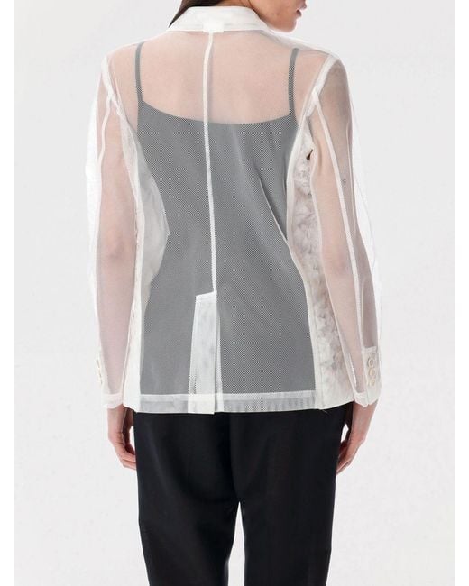 Comme des Garçons White Comme Des Gar&Ccedil	Ons Jacket