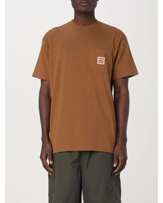 Camiseta Carhartt de hombre de color Brown