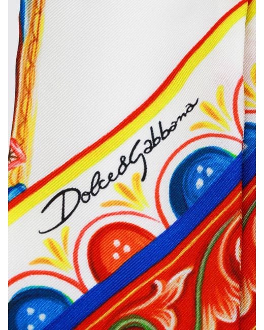 Dolce & Gabbana White Dolce &Amp Gabbana Scarf