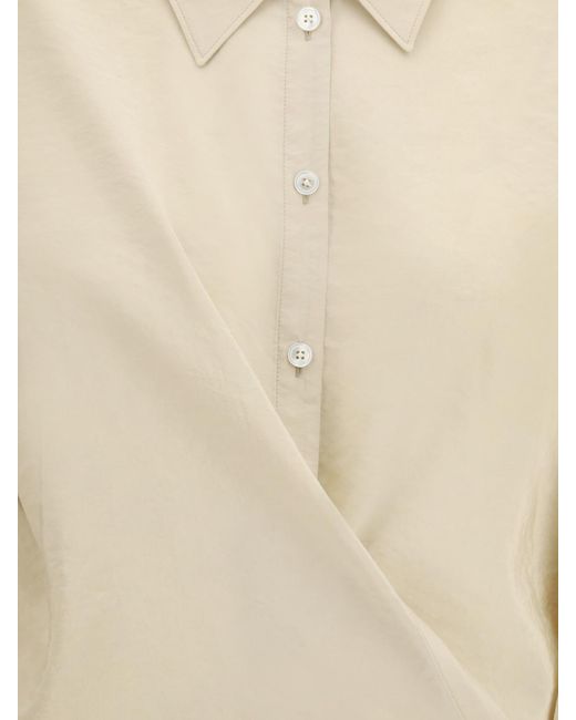 Lemaire Natural Silk Shirt