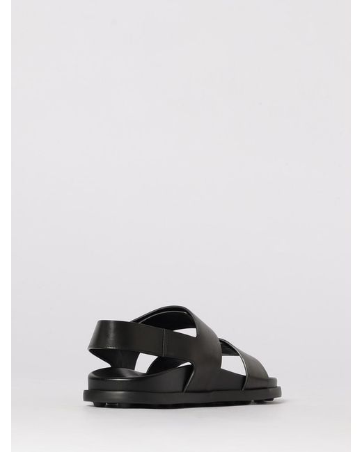 Tod's White Leather Sandal