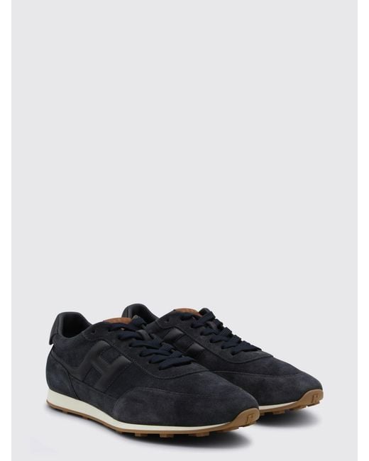 Hogan Blue H699 Suede Sneakers for men