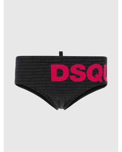 DSquared² Blue Maxi Logo Swimsuit for men